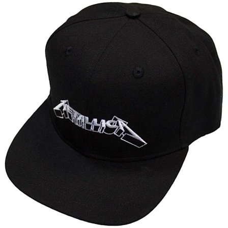 Metallica 3D Logo Snapback Keps One Size Svart