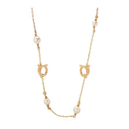 Salvatore Ferragamo - Halsband - Gul - Dam - Storlek: One Size, Dam, Storlek: ONE SIZE