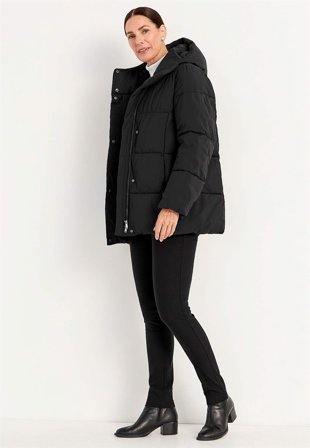 Cellbes of Sweden - Jakke med dunfølelse i sort til damer i størrelse 58/60