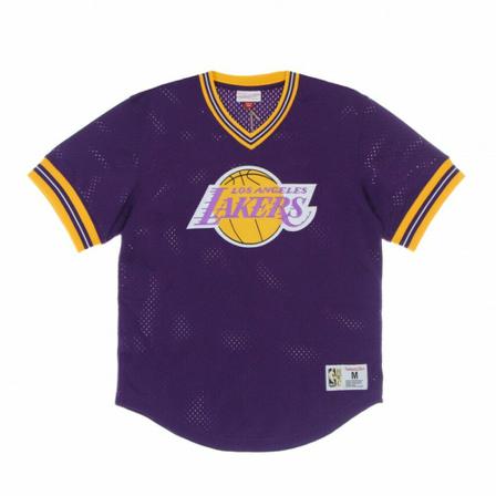 Mitchell & Ness, T-Shirt Paars, Heren, Maat:L