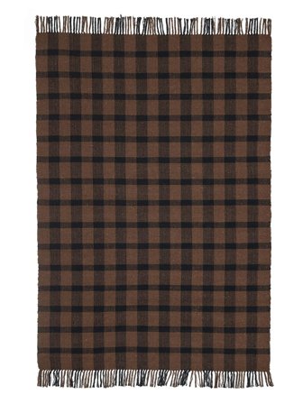 Haven 140X200 Piccolo Nero/Marrone Tappeto