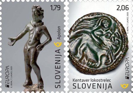 Slovenien - EUROPA 2025 Nationale arkæologiske opdagelser - Postfrisk sæt 2v