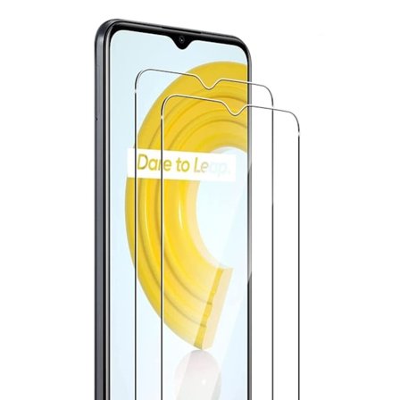 2-Pack - Realme C21 Skärmskydd i Härdat Glas