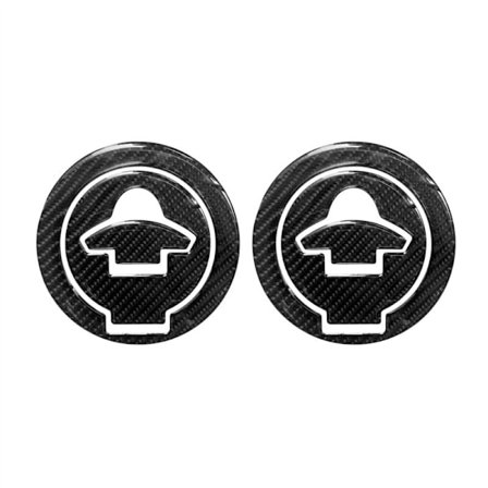 2X Moottoripyörän kuituinen polttoainesäiliön kannen tarra YZF-R3 R25 R15 MT-03 bensatankin suojus