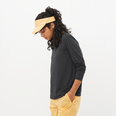 Salomon - Paidat Vaatteet Shkout Core Ls Tee W - Deep Black