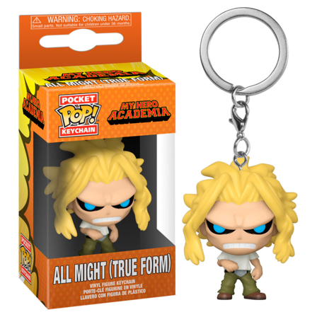 Pocket Pop Keychain My Hero Academia All Might Weakened State