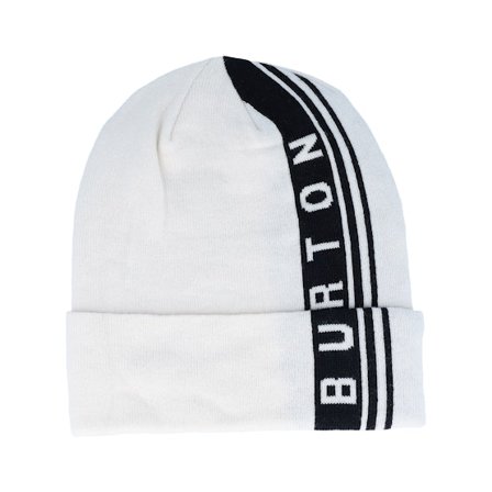 Burton - White cuff Beanie - Partylap Beanie Stout White Cuff @ Hatstore