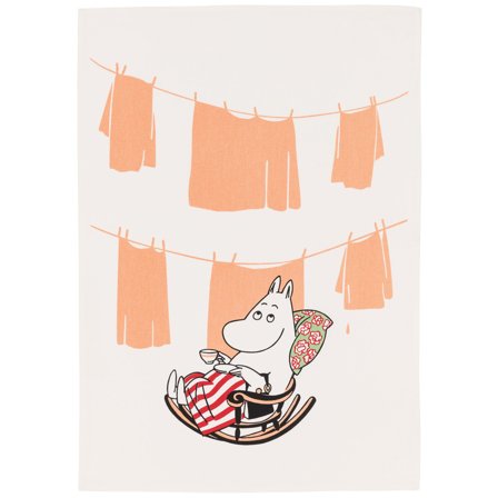 Arabia Arabia Mumin Muminmamma kökshandduk 50x70 cm | Inredning > Textil > Produkter av Lin > Kökshandduk | Bagaren och Kocken