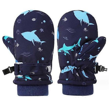 Forede Fleece Småbørns Luffer Børn Vinter Skihandsker Sne Baby Luffer