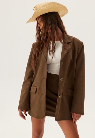 Object Collectors Item - Objfenja Lo Blazer - Rawhide - Kläder - - Bubbleroom