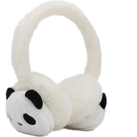 Panda Ørevarmere Justerbare Ørebetræk til Piger Drenge Vinter Ørebeskytter Ski Motorcykel Rejse Ørevarmere Blød Varme Øre