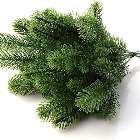 Kunstige grankvister juledekorasjon innendørs grankvister grønne kvister KLB