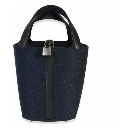 Hermès, Tote Bags Blauw, Dames, Maat:ONE Size