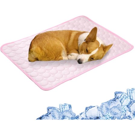 Kjølematte for hund, kjølematte for kjæledyr, kjølematte for kjæledyr, kjølematte for kjæledyr, sommer isputer for bur, kennel, seng, sofa, hundematte