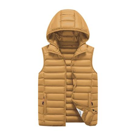 Herrväst I Enfärgad Ytterkläder