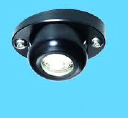 Seldén SPR.FLOOD/UPLIGHT T90-T131 12/24V LED svart spridarbelysning för båt med upp- och nedljus i robust komposit