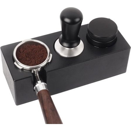 1 stk (Sort) Tamper Station Skridsikker Espresso Tamper Stativ Stærk