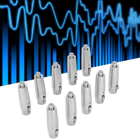 10 st RCA Hon till XLR Hon Kontakt Metall RCA till XLR Koppling för AV-utrustning Studioutrustning