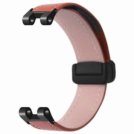 För Garmin Lily Klockarmband PU Läder Armband med Magnetiskt Spänne (FMY)