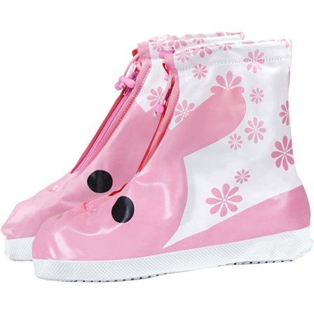1 par skoomslag for barn gummistøvler over støvletrekk regnstøvler for B
