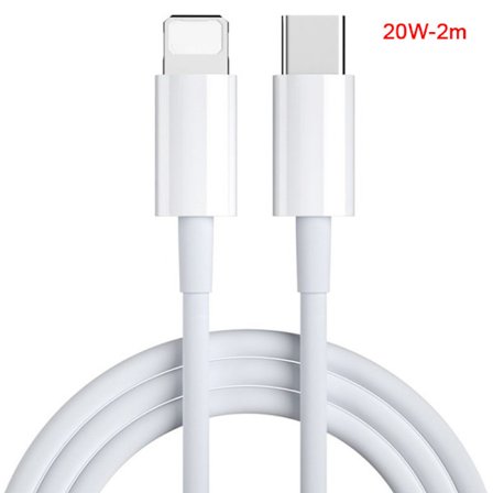 Type C Hurtigkabel PD 20W Hurtigladelader Ledningsledning Data Ca