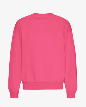 Organic Oversized Crew - Bubblegum Pink - Male - XS