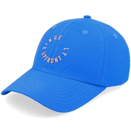 Upfront - Blå unconstructed Keps - Sincerely Baseball Blue/Khaki Dad Cap @ Hatstore