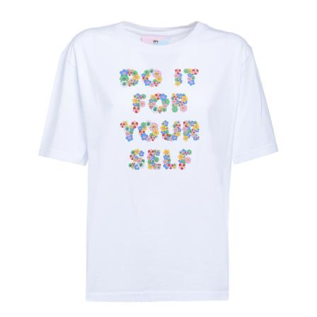 Chiara Ferragni Collection, T-Shirt 610 Your Self Wit, Dames, Maat:S