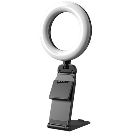 ING Bordlampe, Multifunksjonell Bordlampe, 2500-7000K Varmt og Kjølig Lys, Fyllelampe for Matfotografering, Sammenleggbar, Fyllelampe for 