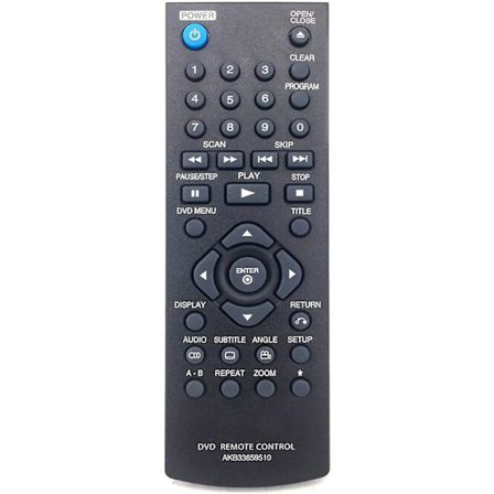 Akb33659510 Kaukosäädin Lg Dvd -kaukosäätimelle Dvx480 Dvx482 Dvx550 Dvx552 Dvx582 Dvx640-B11