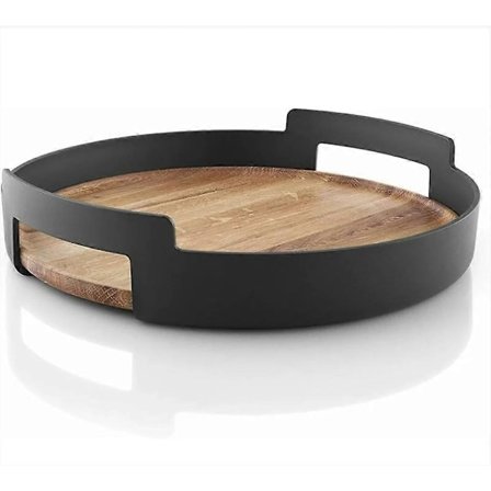 Nordic Kitchen serveringsbricka, enkel och tidlös design, svart