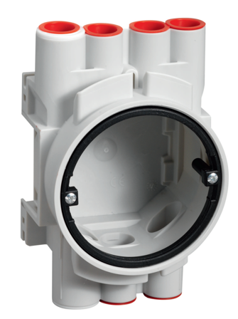 Schneider Electric IMT36214 Kytkentärasia Levyseinille Yksinkertaiseen kipsilevyyn, Asennustuotteet