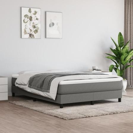 Vidaxl Pocketresårmadrass Mörkgrå 140x200x20 Cm Tyg Grå