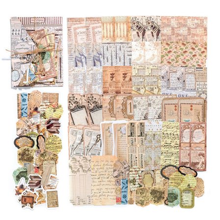 100 stk. Scrapbooking-klistermærker Vintage Butterfly Scrapbooking Dekorativt papir Scrapbooking-artikler Na