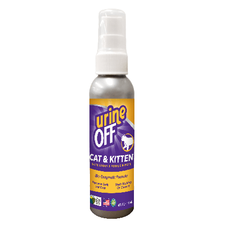 Urine Off - Cat & Kitten Formula - lukt- og flekkfjerner i sprayform 118 ml - Katt - Kattepleie & kosttilskudd - Rengjøring og desinfisering for katt 