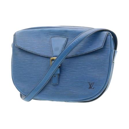 Louis Vuitton Vintage, Pre-owned June Feuille Bag W26cm x H19cm x D6cm Blauw, Dames, Maat:ONE Size