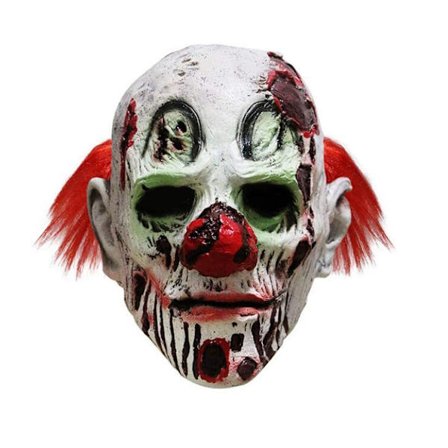 Halloween Läskiga Masker Latex Läskiga Clownsmasker