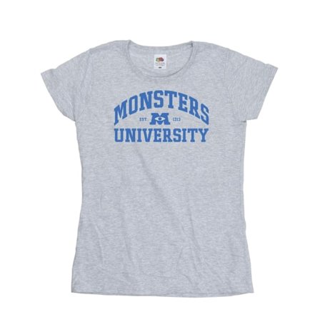 Disney Dam/Kvinnor Monsters University Logo Bomull T-shirt L