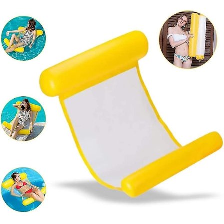 Flytande Hängmatta, Uppblåsbar Flytande Säng Hängmatta Vattenhängmatta Uppblåsbar Pool