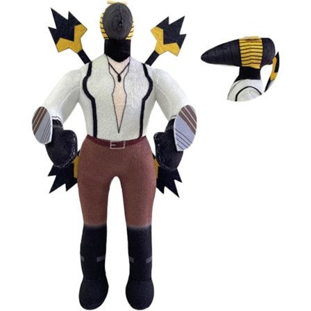 Skibidi Toilet Plush, Upgrade Titan TV Man Plush, Skibidi Toilet Toy (Drill Woman)