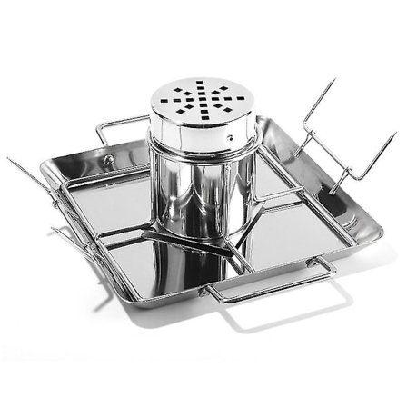 XJ-Kyllingeristerholder Fødevarekvalitet Rustfrit Stål Øldåse Kyllingeholder Grillning Til