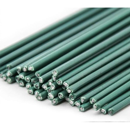 50 st 50 cm Gröna Växtstöd Pinnar