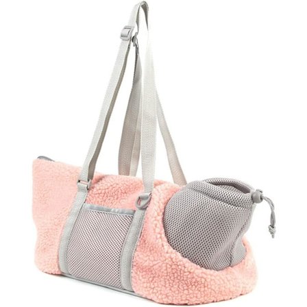 1 stk Hundekattbærerpose Stor Kapasitet Myk Kjæledyr Håndveske Reise