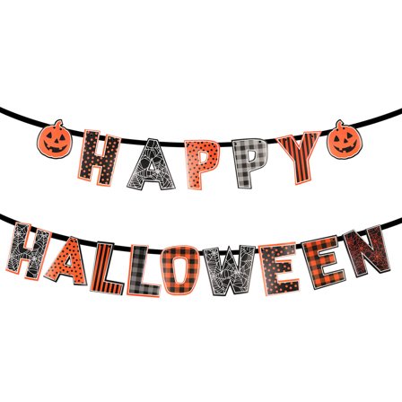 Bokstavsgirlang Happy Halloween