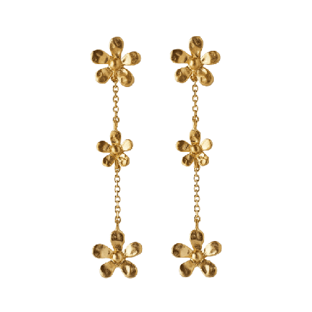 Pernille Corydon Wild Poppy Earrings Örhängen Dam Guld ONESIZE