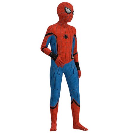 Spider-man Clothes Children's One-piece Tights Suit Halloween Costumes (110-150cm)