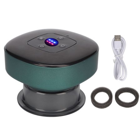 Sähköinen Kuppausmassageri, Älykäs Lämmitin, 6 Imuastetta, Latautuva Tyhjiöhieronta- ja Kuppaussetti, Vihreä