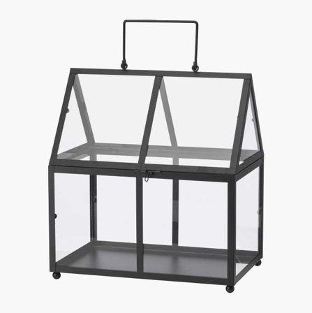 Miniväxthus glas 36 x 23 cm - Biltema