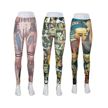 Sömlösa Mönstrade Leggings 3-pack