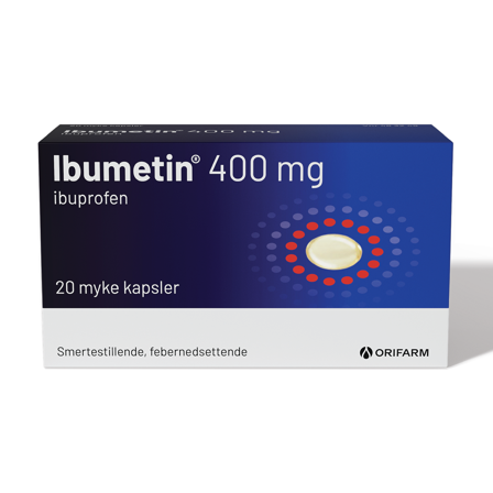 Ibumetin 400 mg kapsler, 20 stk.